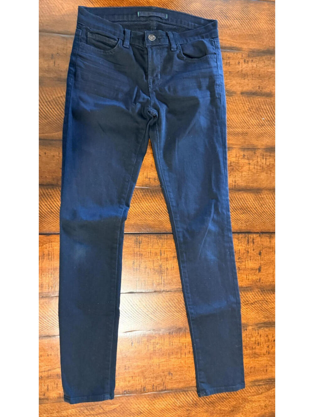 J Brand Skinny Leg Shadow Black Jeans, Stretch Fabric, Made in USA  Size 25